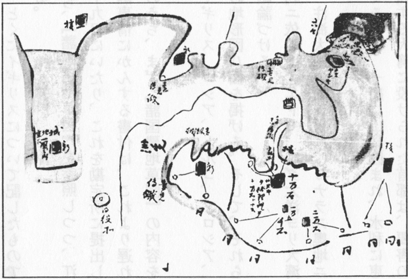 渡边崋山「江户湾海防规划图」